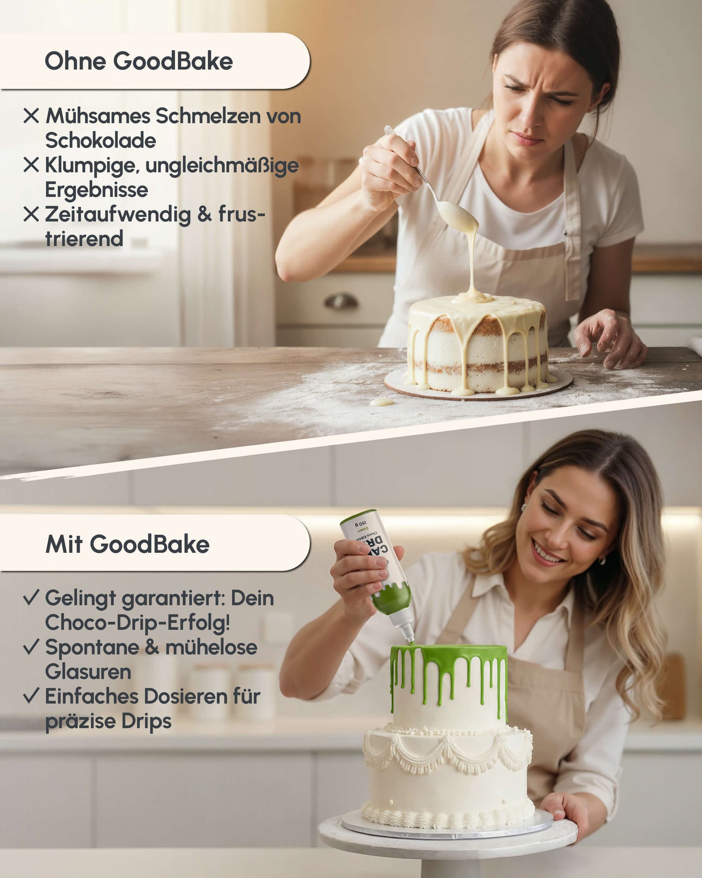 Cake Drip Choco Edition Grün (150g)