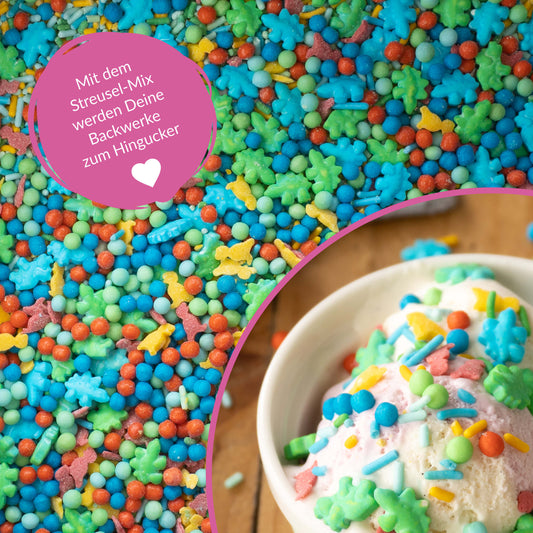 XXL Packung Streusel-Mix "Dinomania" (227g)