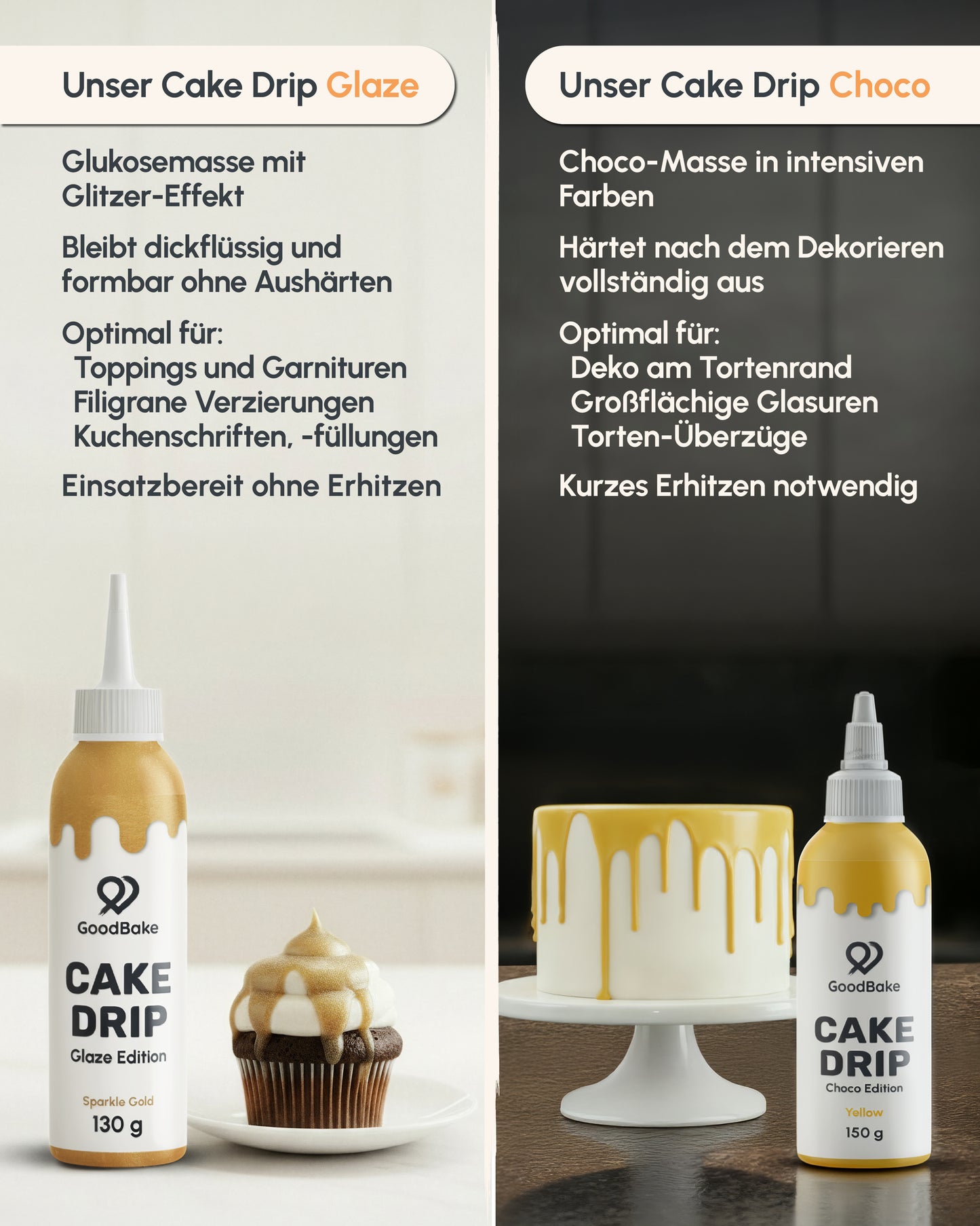 Cake Drip Glaze Edition Gold (130g)