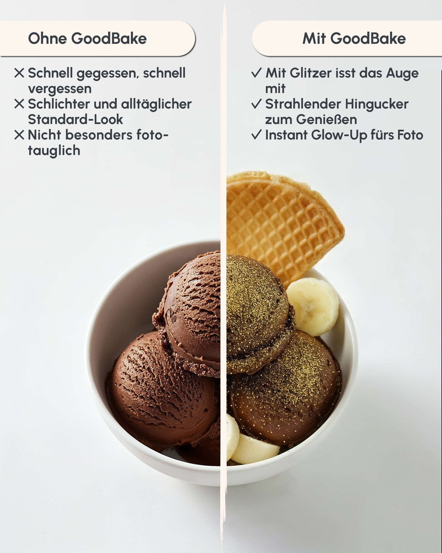 Essbarer Glitzer Gold (6g)