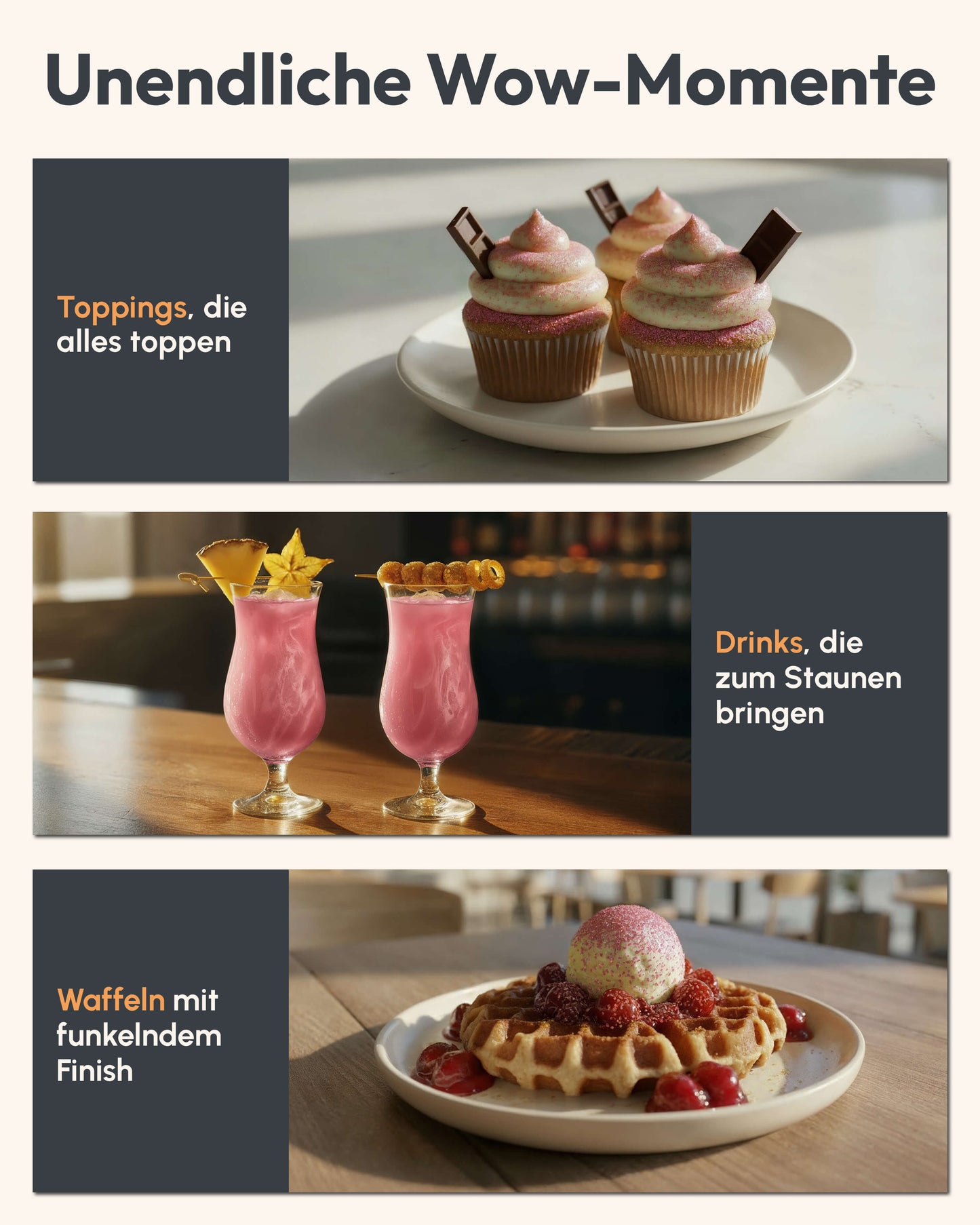 Essbarer Glitzer Rosa (6g)