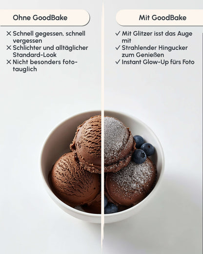 Essbarer Glitzer Silber (6g)