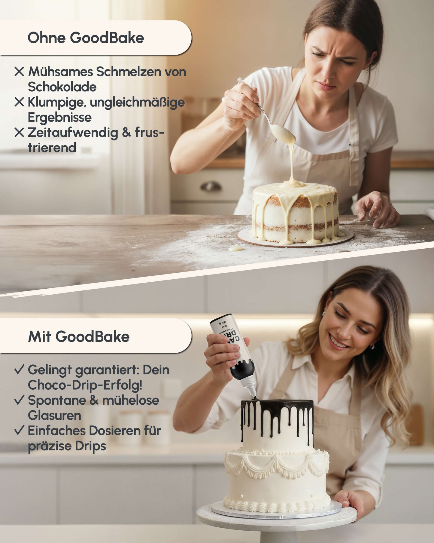Cake Drip Choco Edition Schwarz (150g)