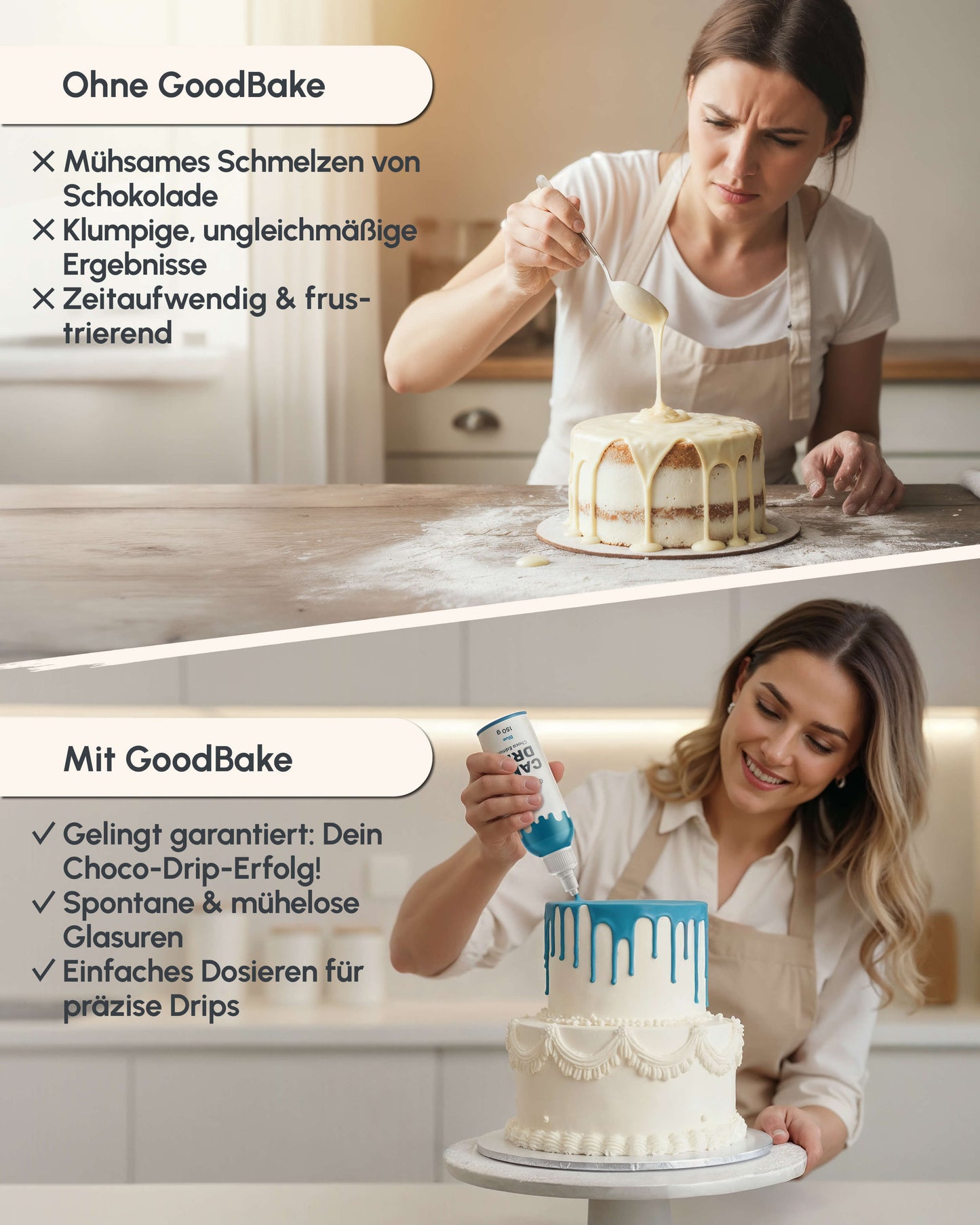 Cake Drip Choco Edition Blau (150g)