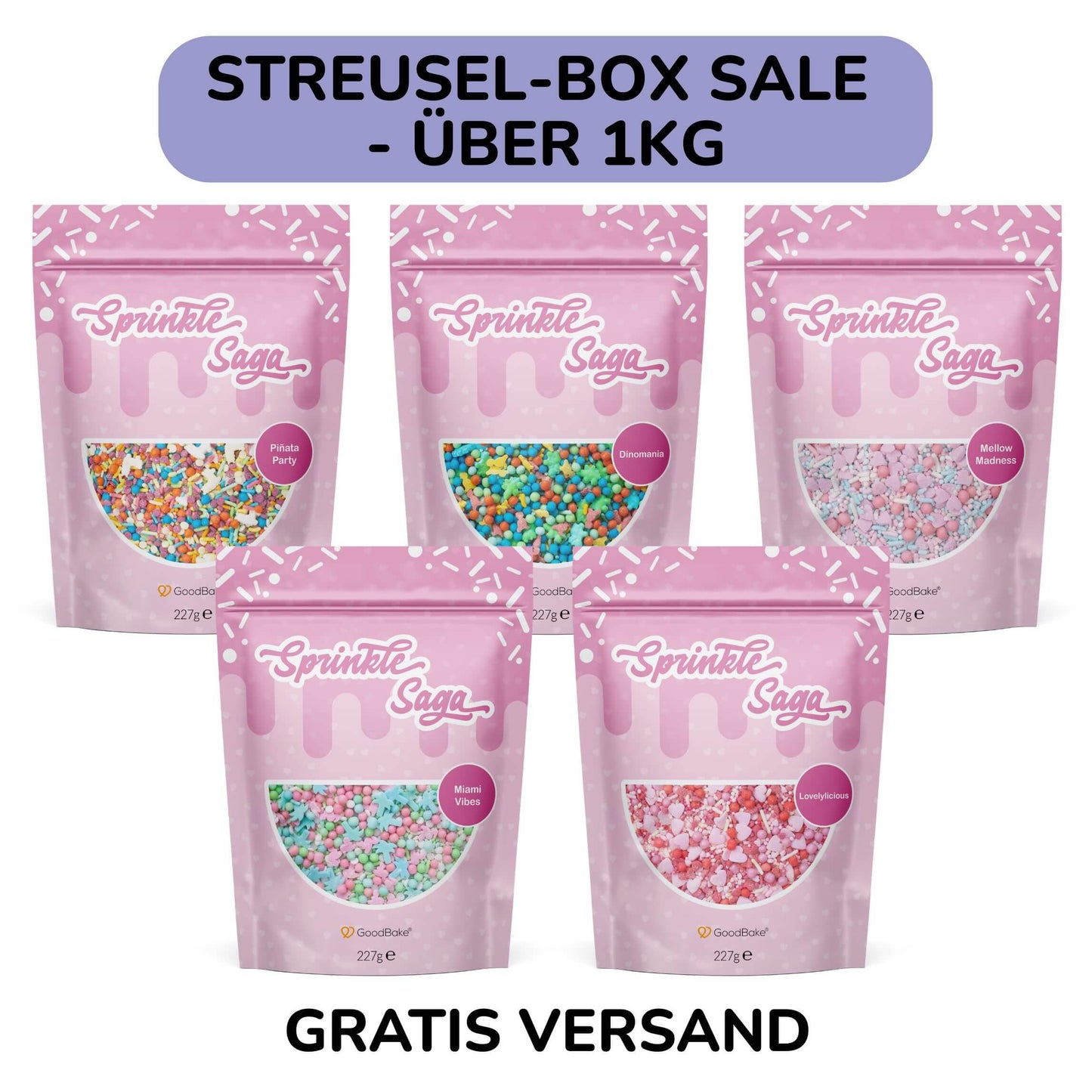 Streusel Box XXL-SALE (5 Packungen)