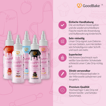 Happy Drip Cake Drip Baby Pink (145 g)