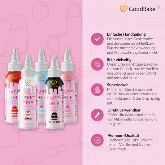 Happy Drip Cake Drip Baby Pink (145 g)