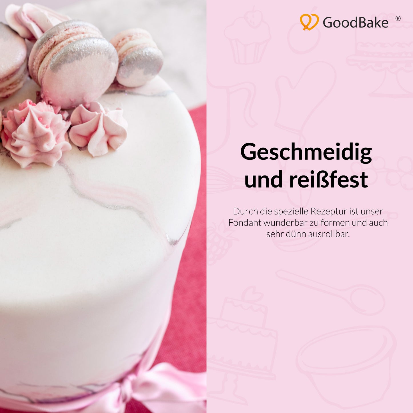 Premium-Fondant weiß (500g)