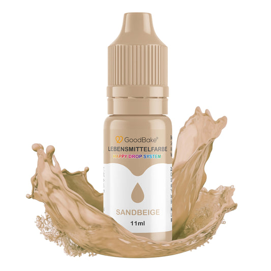 Lebensmittelfarbe Sandbeige Pastell (11ml)