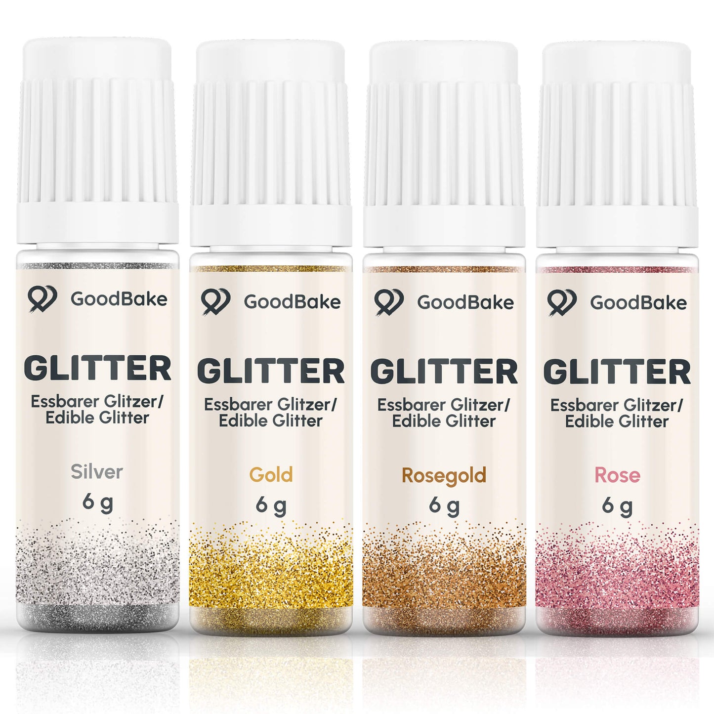 Essbarer Glitzer (4er Set)