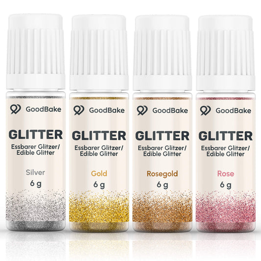 Essbarer Glitzer (4er Set)
