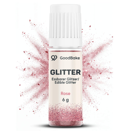 Essbarer Glitzer Rosa (6g)