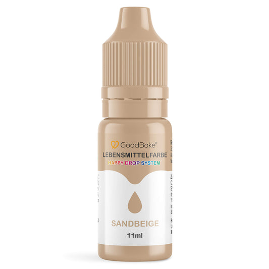 Lebensmittelfarbe Sandbeige Pastell (11ml)