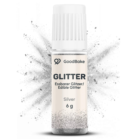 Essbarer Glitzer Silber (6g)