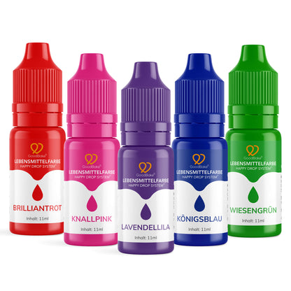 Lebensmittelfarben (5er Set)