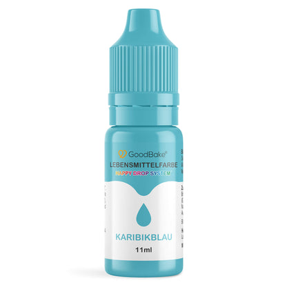 Lebensmittelfarbe Karibikblau Pastell (11ml)