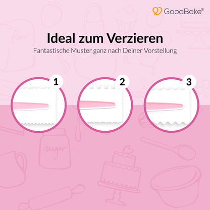 Tortenkamm-Set (3-teilig)