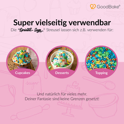 XXL Packung Streusel-Mix "Dinomania" (227g)