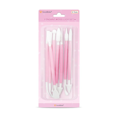 Modellierwerkzeuge für Fondant (8 Teile)