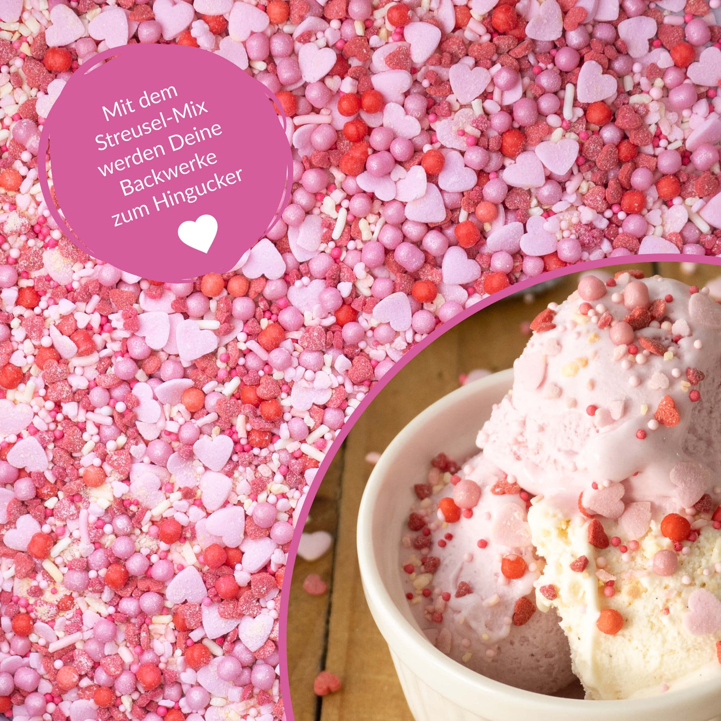 XXL Packung Streusel-Mix "Lovelylicious" (227g)
